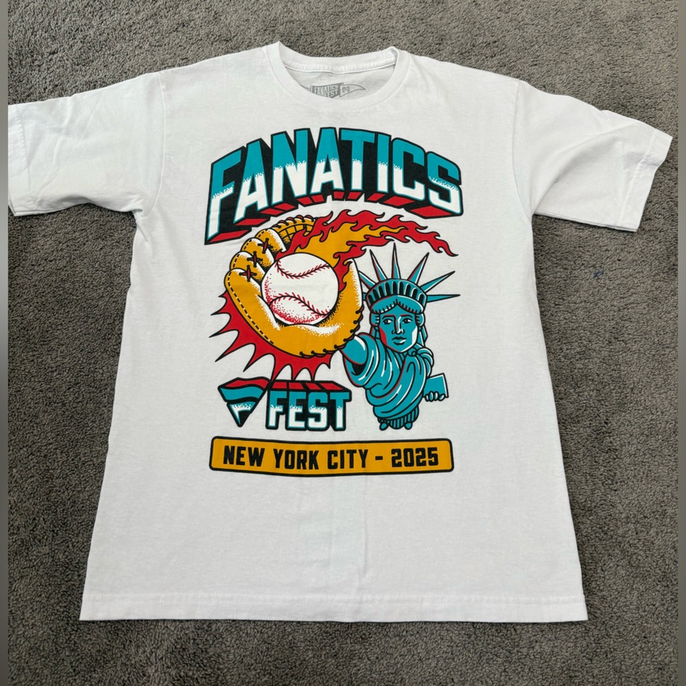 Fanatics Fest New York City 2025 Exclusive Men’s Tee Shirt Worn 1x Size M
